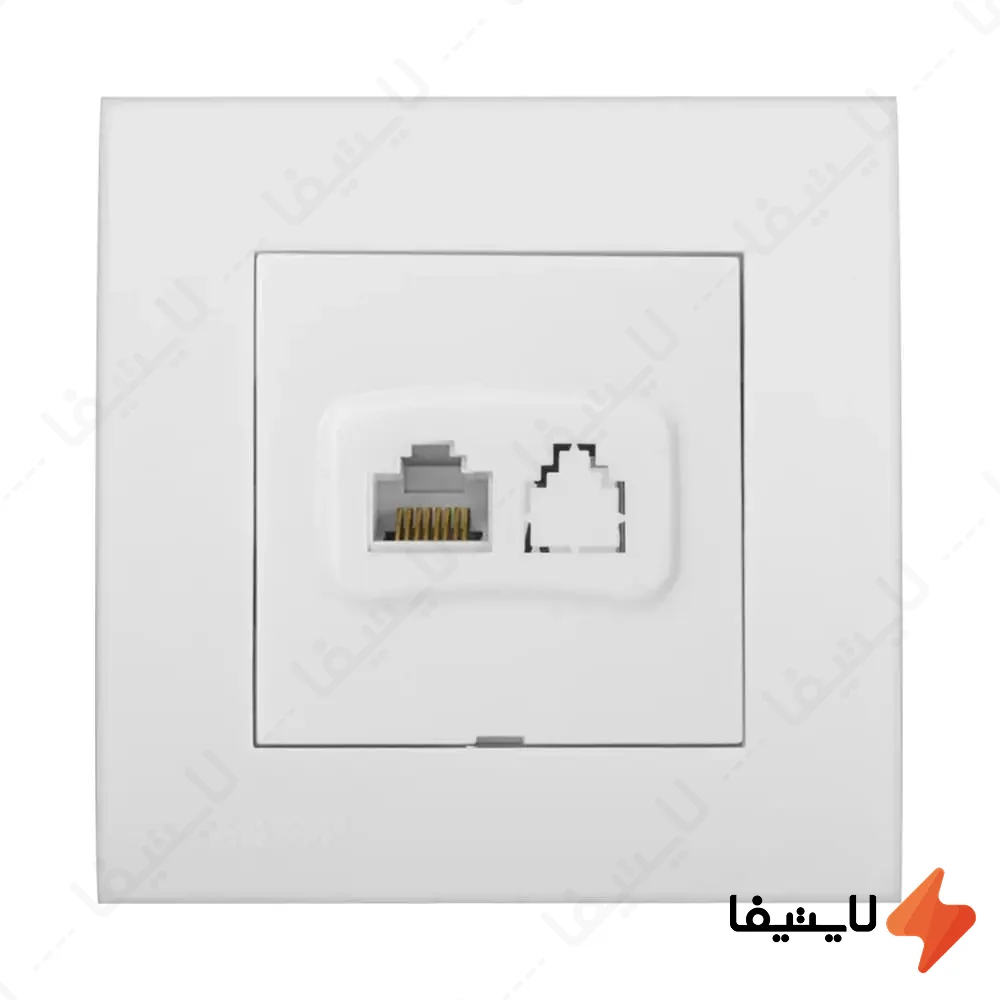 پریز-شبکه-تک-پورت-RJ45-خیام-الکتریک-مدل-آرام@LIGHTIFA.webp پریز شبکه تک پورت RJ45 خیام الکتریک مدل آرام - Image 1