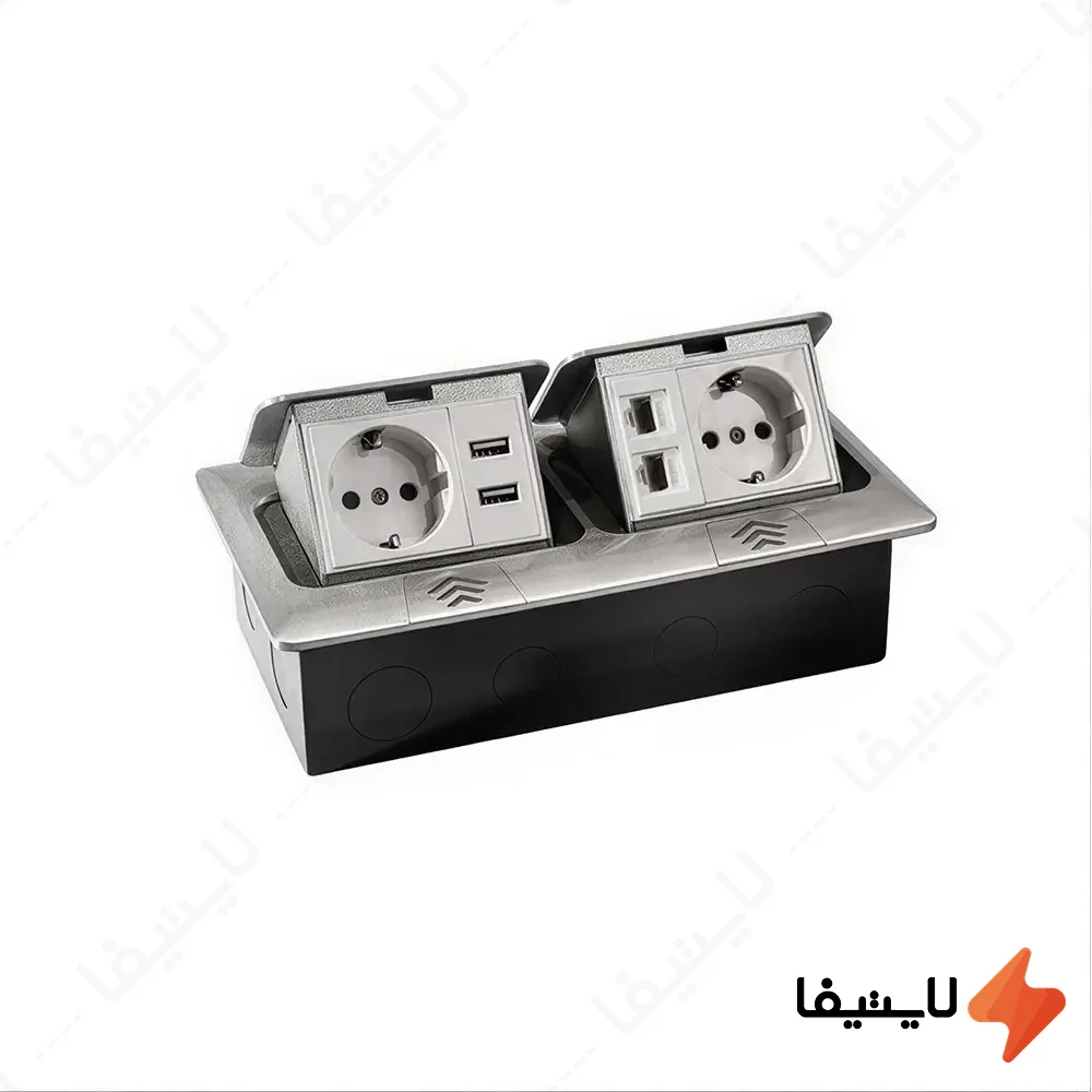پریز-کف-توکار-دو-خانه-ملونی-مدل-10116@LIGHTIFA.webp پریز کف توکار دو خانه ملونی مدل 10116 - Image 1
