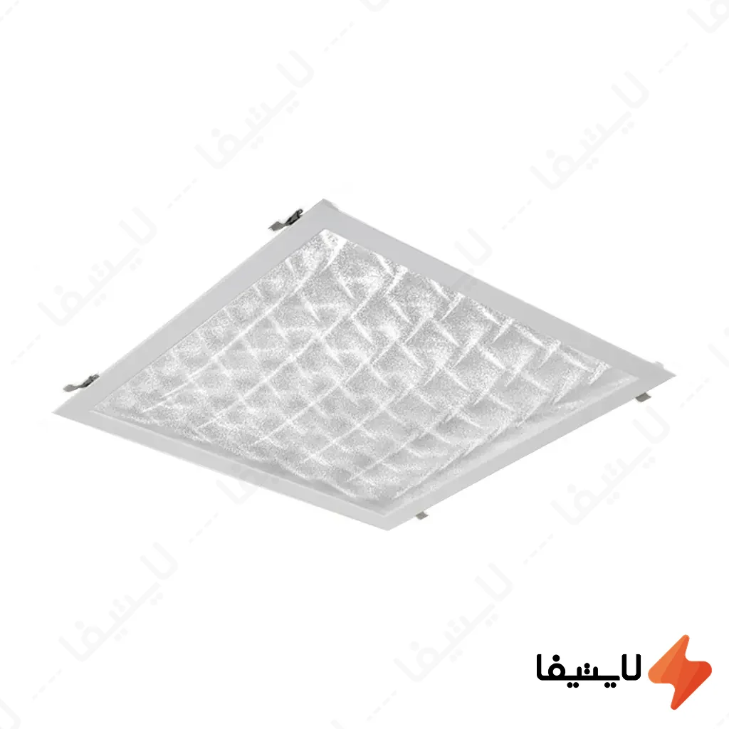 پنل-سقفی-مربع-توکار-49-وات-60×60-با-دیفیوزر-مازی-نور-مدل-الگانس@LIGHTIFA.webp پنل سقفی مربع توکار 49 وات 60×60 با دیفیوزر مازی نور مدل الگانس - Image 1