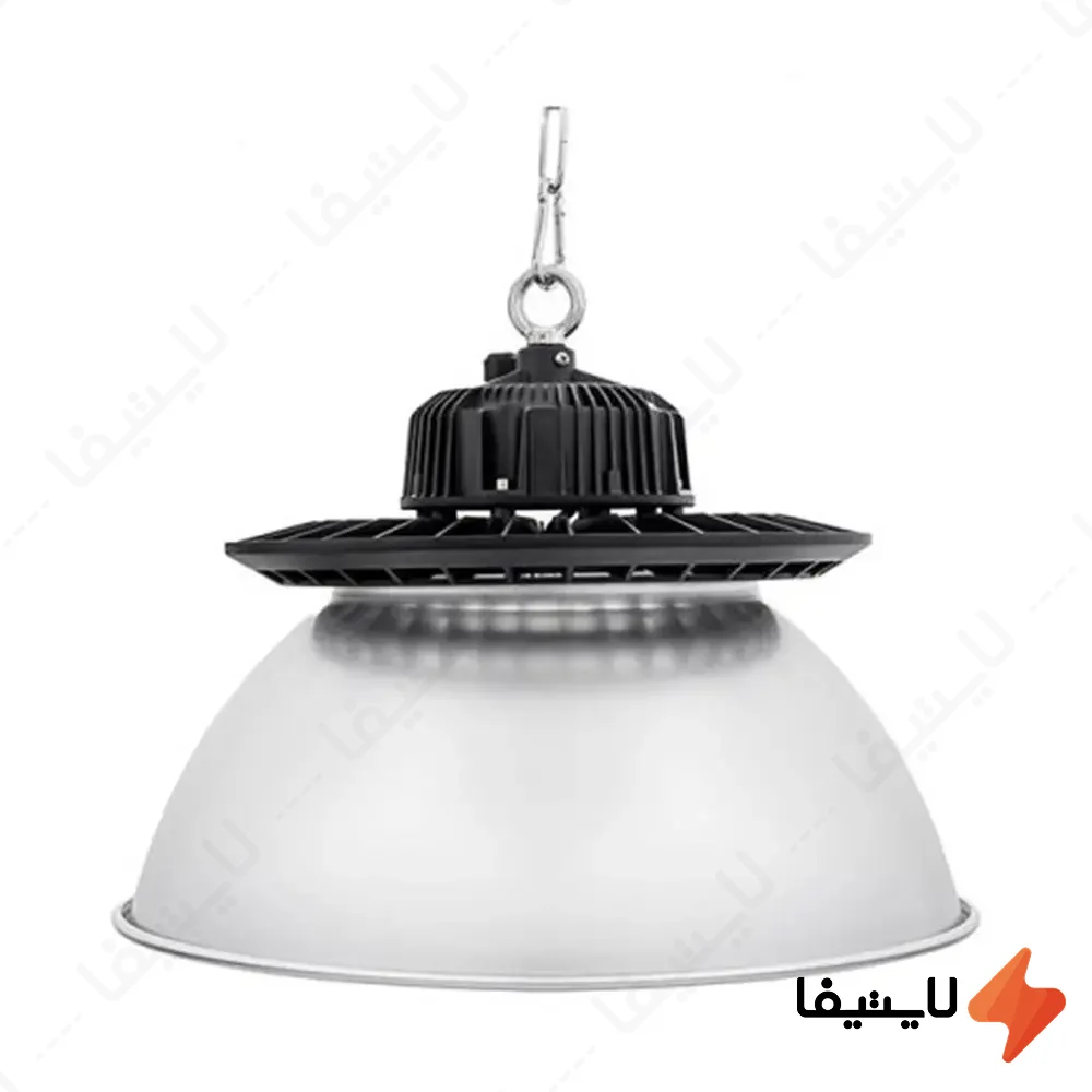 چراغ-آویز-لنزدار-صنعتی-100-وات-کاسه-دار-آذر-طیف-مدل-بتا-کد-HLK100W@LIGHTIFA.webp چراغ آویز لنزدار صنعتی 100 وات کاسه دار آذر طیف مدل بتا کد HLK100W - Image 1