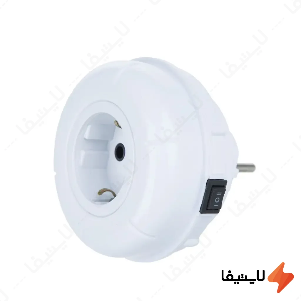 چراغ-خواب-و-پریز-برق-تیراژه-مدل-ستاره@LIGHTIFA.webp چراغ خواب و پریز برق تیراژه مدل ستاره - Image 1