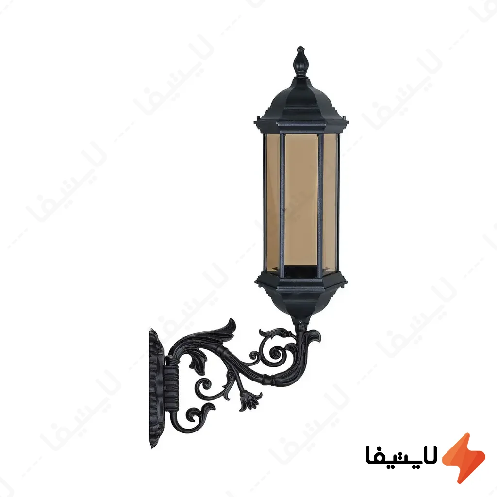چراغ-دیواری-پارکی-بیتانور-مدل-شش-ضلعی-سری-b-کد-560422b@LIGHTIFA.webp چراغ دیواری پارکی بیتانور مدل شش ضلعی سری b کد 560422b - Image 1