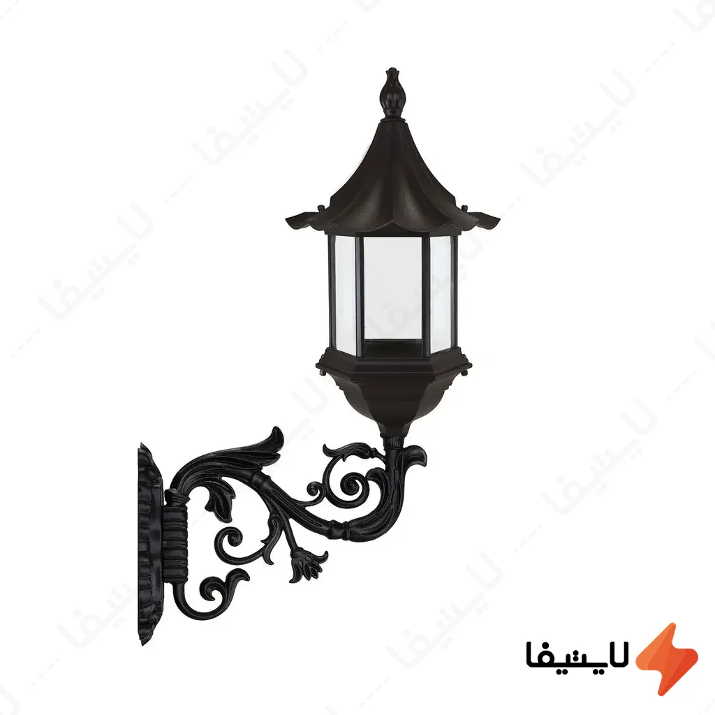 چراغ-دیواری-پارکی-بیتانور-مدل-شش-ضلعی-سری-ch-کد-560422ch@LIGHTIFA.webp چراغ دیواری پارکی بیتانور مدل شش ضلعی سری ch کد 560422ch - Image 1