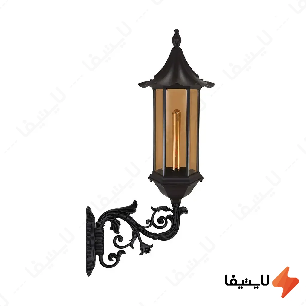 چراغ-دیواری-پارکی-بیتانور-مدل-شش-ضلعی-چتری-بلند-کد-560422chb@LIGHTIFA.webp چراغ دیواری پارکی بیتانور مدل شش ضلعی چتری بلند کد 560422chb - Image 1