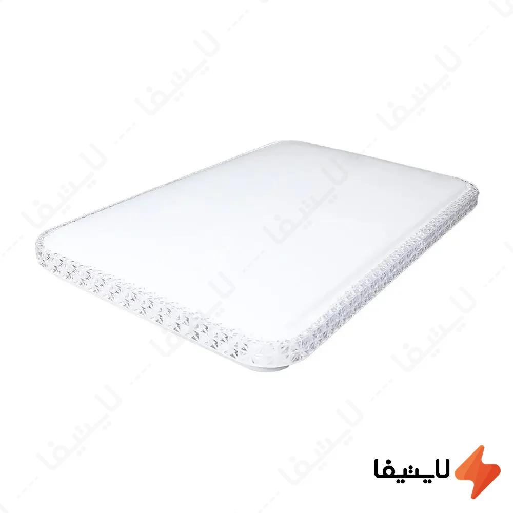 چراغ-سقفی-روکار-80-وات-سه-حالته-فانتزی-شی-کاریزما-مدل-مهتاب-کد-027@LIGHTIFA.webp چراغ سقفی روکار 80 وات سه حالته فانتزی شی کاریزما مدل مهتاب کد 027 - Image 1