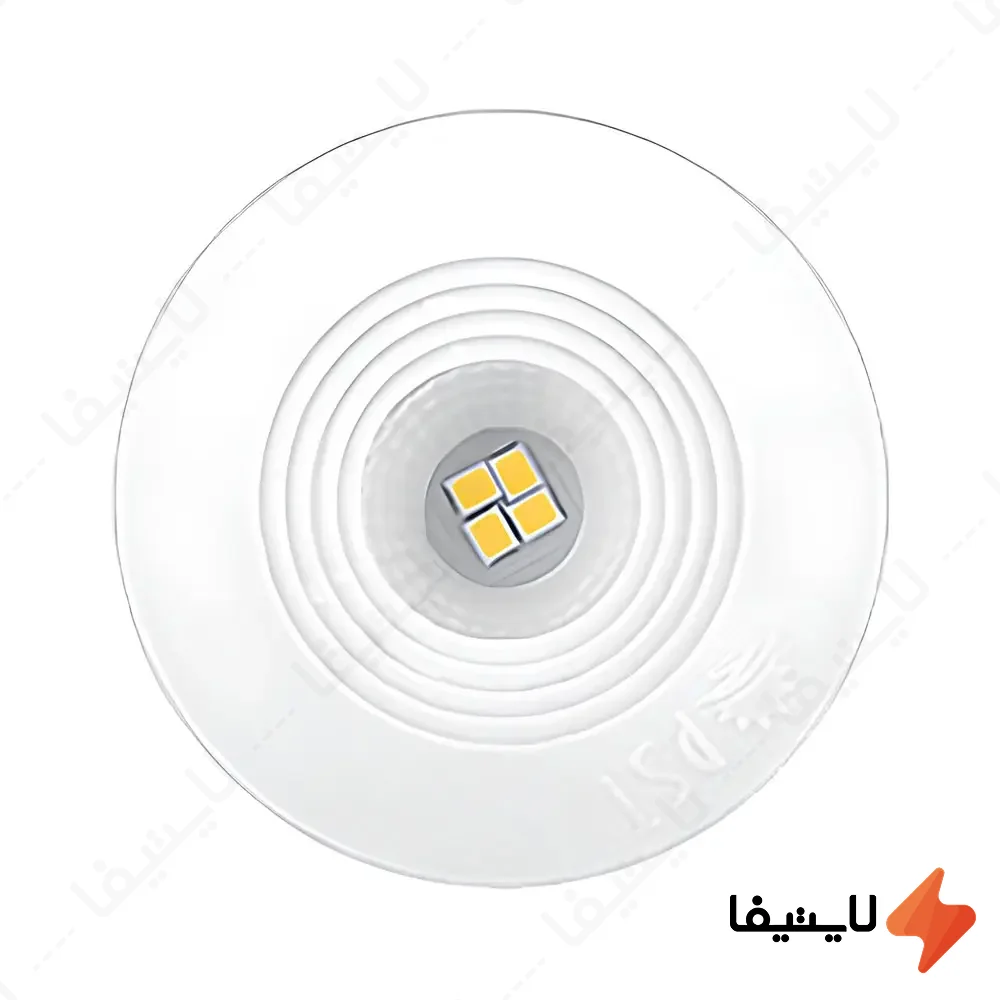 چراغ-چشمی-دایره-ای-3-وات-SMD-پارس-شعاع-توس-برش-4-سانت@LIGHTIFA.webp چراغ چشمی دایره ای 3 وات SMD پارس شعاع توس برش 4 سانت - Image 1