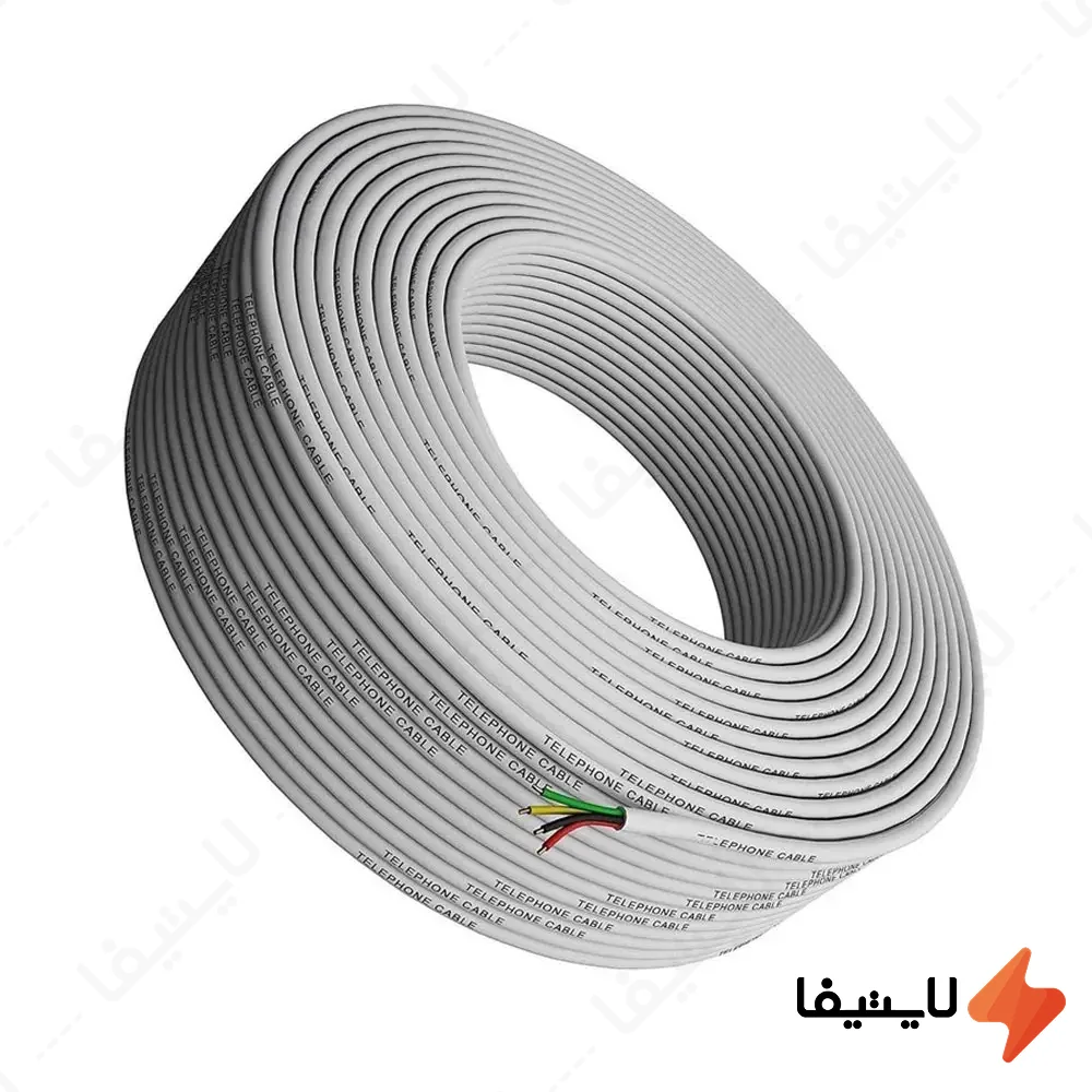 کابل-تلفن-ده-زوج-متری-0.6-هوایی-مغان@LIGHTIFA.webp کابل تلفن ده زوج متری 0.6 هوایی مغان - Image 1