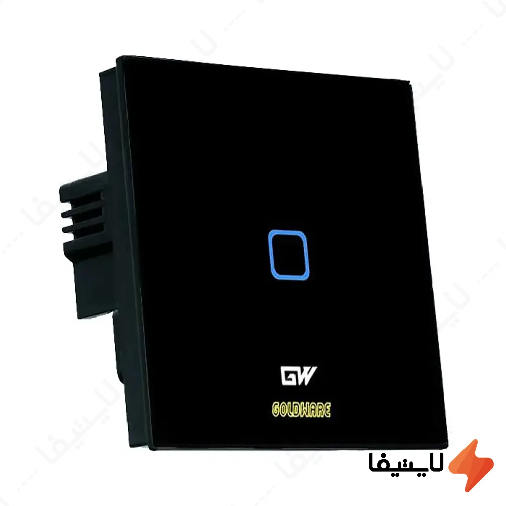 کلید-لمسی-تک-پل-گلدور@LIGHTIFA.webp کلید لمسی تک پل گلدور - Image 1