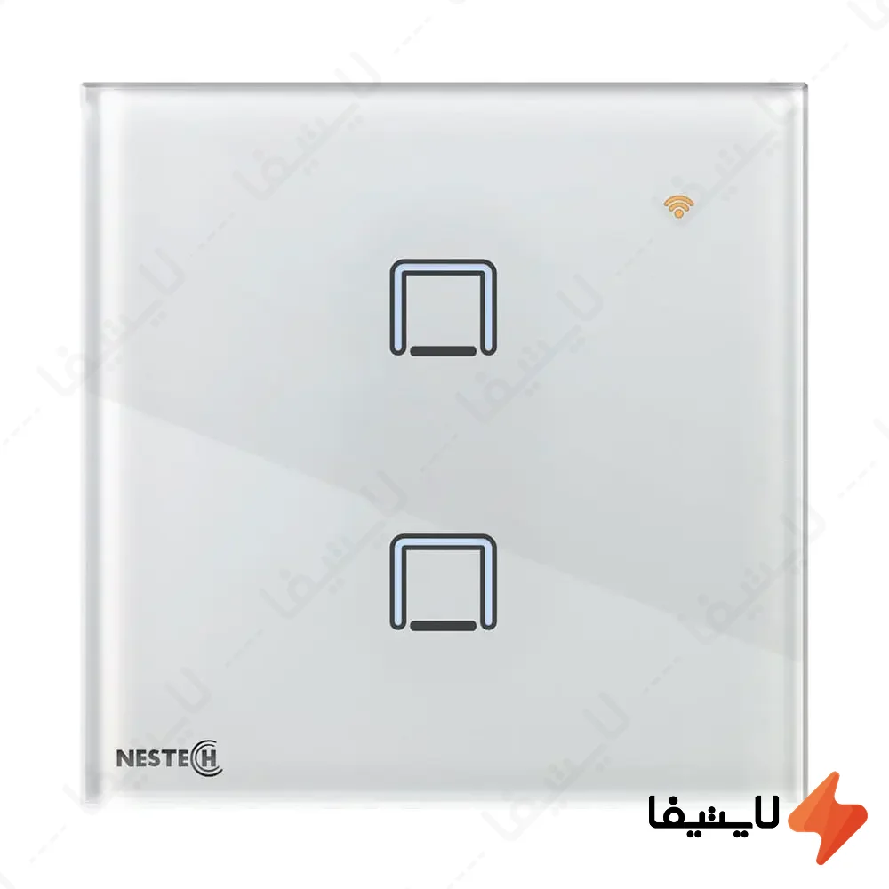 کلید-لمسی-هوشمند-دو-پل-Zigbee-نستک-سری-INNOVA-کد-NE5LS01XG2@LIGHTIFA.webp کلید لمسی هوشمند دو پل Zigbee نستک سری INNOVA کد NE5LS01XG2 - Image 1