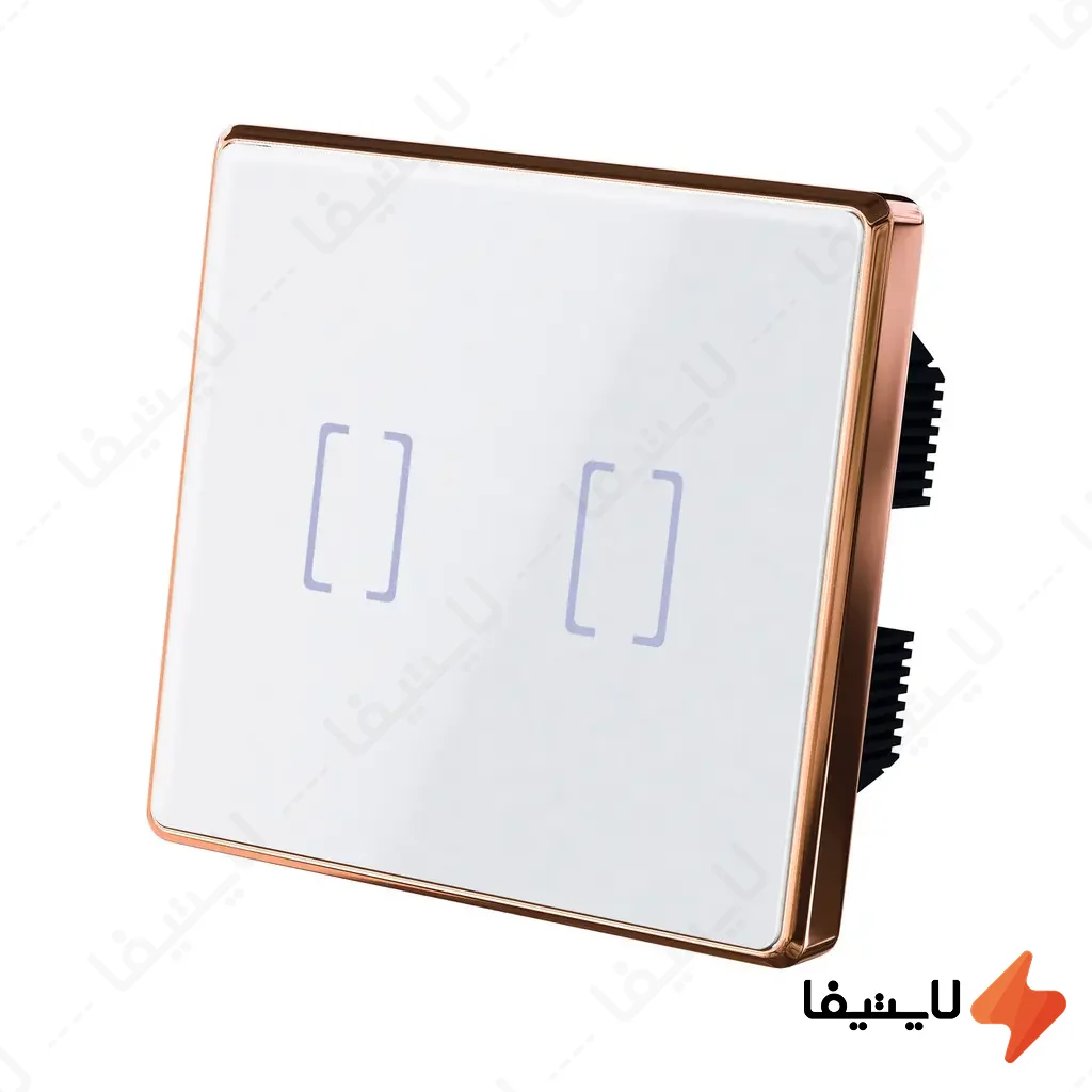 کلید-لمسی-هوشمند-دو-پل-دایرکت-کانتکت-مایا-سری-اریس-کلاسیک-مدل-MI2EF11@LIGHTIFA.webp کلید لمسی هوشمند دو پل دایرکت کانتکت مایا سری اریس کلاسیک مدل MI2EF11 - Image 1