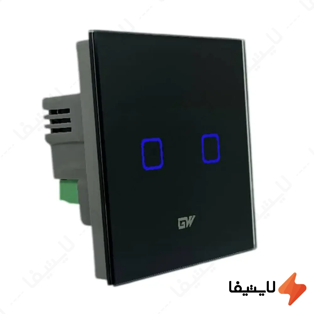 کلید-لمسی-هوشمند-دو-پل-گلدور@LIGHTIFA.webp کلید لمسی هوشمند دو پل گلدور - Image 1