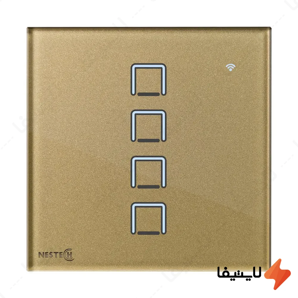 کلید-لمسی-هوشمند-چهار-پل-Zigbee-نستک-سری-INNOVA-کد-NE5LS01XG4@LIGHTIFA.webp کلید لمسی هوشمند چهار پل Zigbee نستک سری INNOVA کد NE5LS01XG4 - Image 1