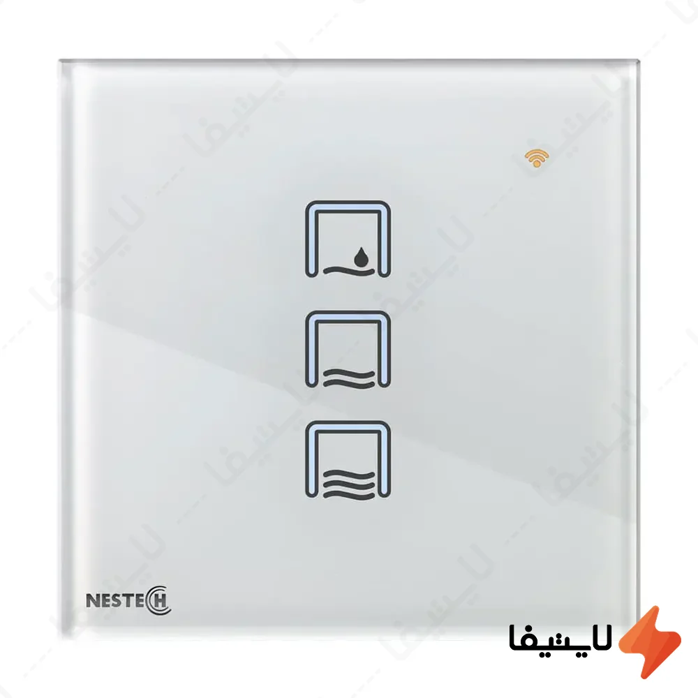 کلید-لمسی-هوشمند-کولر-آبی-Zigbee-نستک-سری-INNOVA-کد-NE5AC01XG1@LIGHTIFA.webp کلید لمسی هوشمند کولر آبی Zigbee نستک سری INNOVA کد NE5AC01XG1 - Image 1