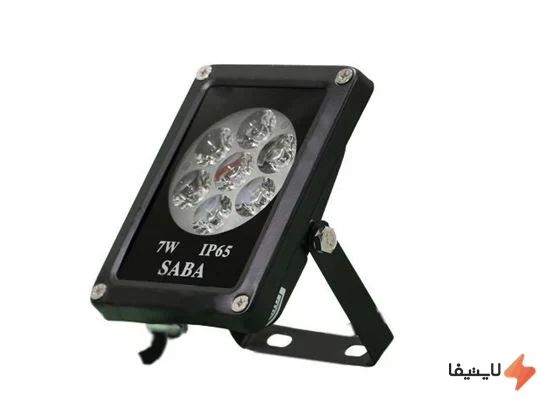 TOL-016473960145764_img0_1792600877_3d5537.webp پروژکتور ال ای دی 7 وات صبا ترانس بدنه مشکی (بسته 5 عددی) - Image 1