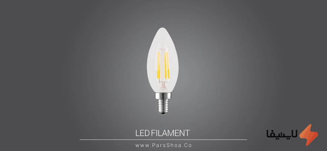 TOL-045523596401579_img0_1793012129_2bc1a1.webp لامپ LED شمعی ۶ وات فیلامنتی رویالوکس پارس شعاع پایه E14 (بسته 10 عددی) - Image 1