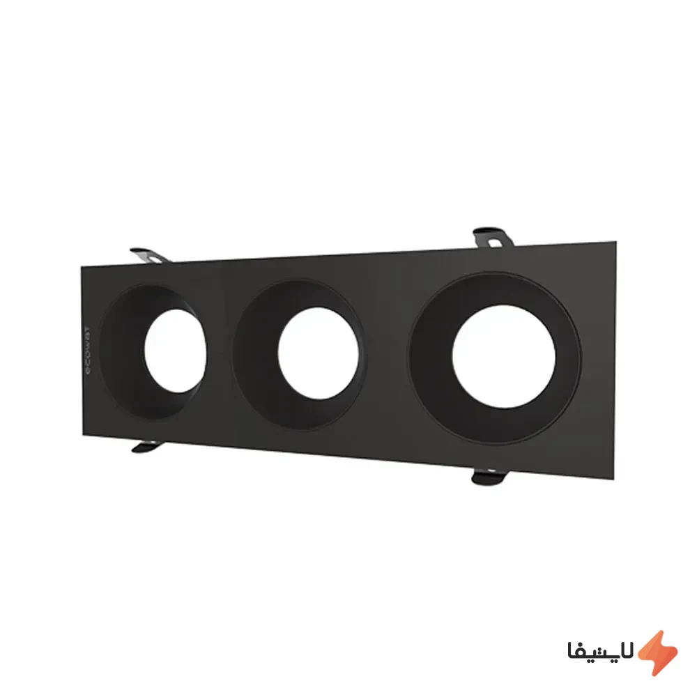 TOL-255879517722213_img0_1791634281_c2efee.webp قاب توکار سه خانه اکووات مدل دارک لایت کد AG3XA (بسته 2 عددی) - Image 1