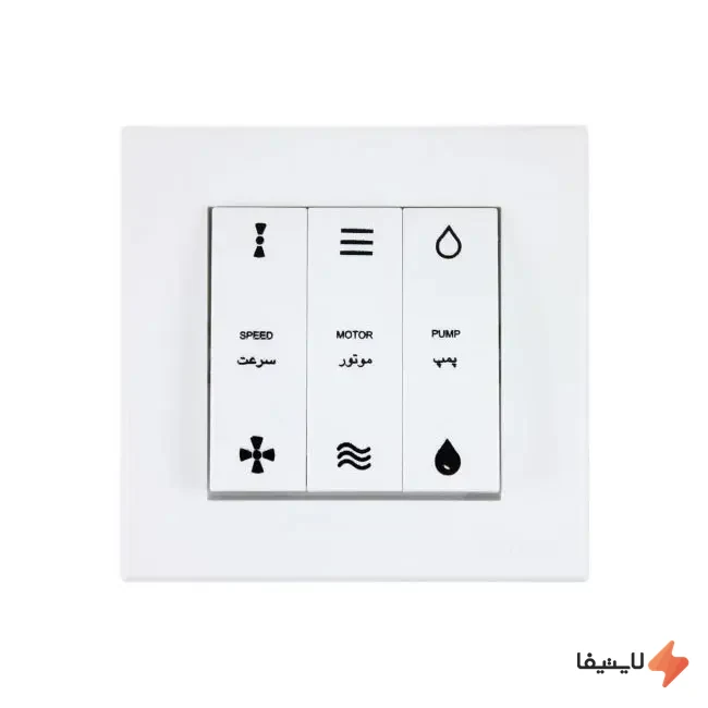 TOL-393563670636387_img0_1792057715_63175f.webp کلید کولر توکار پارت الکتریک مدل تابش کد 5177 رنگ سفید (بسته 10 عددی) - Image 1