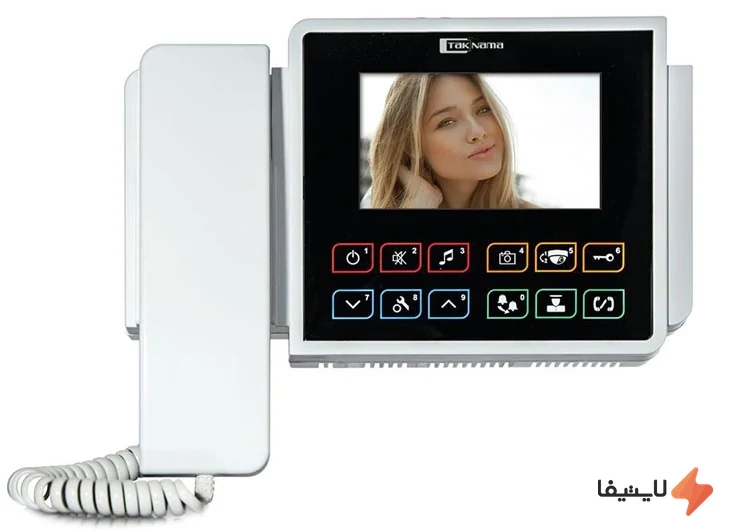 TOL-431958978301403_img0_1792330341_3680cc.webp مانیتور آیفون تصویری تکنما مدل C43 Plus با ارتباط داخلی - Image 1