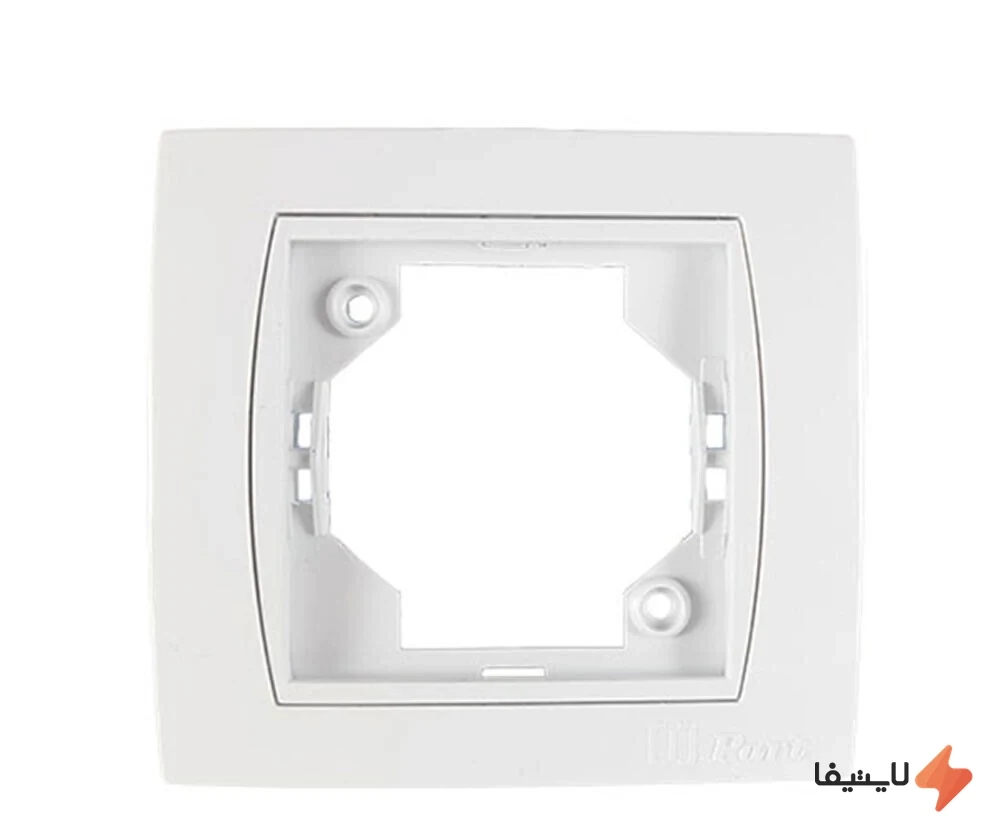 TOL-447107279445899_img0_1792057458_b88cf9.webp قاب سفید با زه سفید پارت الکتریک مدل آذین کد 5036 (بسته 50 عددی) - Image 1