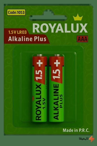 TOL-619395386511290_img0_1793011982_9944d6.webp باتری نیم قلمی رویالوکس مدل Plus Alkaline بسته ۲ عددی (بسته 30 عددی) - Image 1