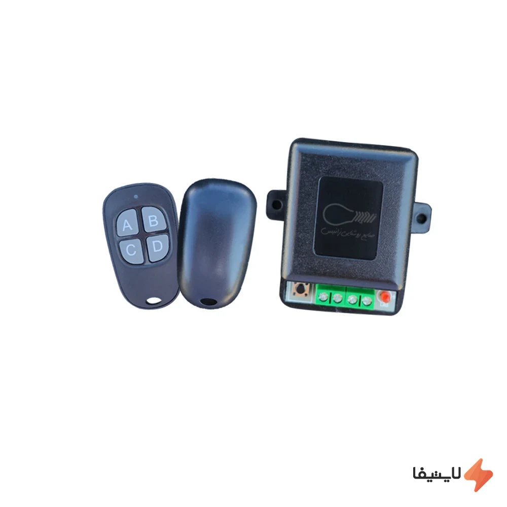 TOL-622055602896287_img0_1792321438_9a0c29.webp ریسیور و ریموت تک کانال زانیس 3 آمپر (دارای ۲ ریموت) (بسته 5 عددی) - Image 1