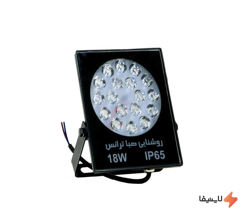 TOL-639251525174319_img0_1792600890_f1b4ab.webp پروژکتور فلت 18 وات صبا ترانس مدل قاب مشکی (بسته 2 عددی) - Image 1