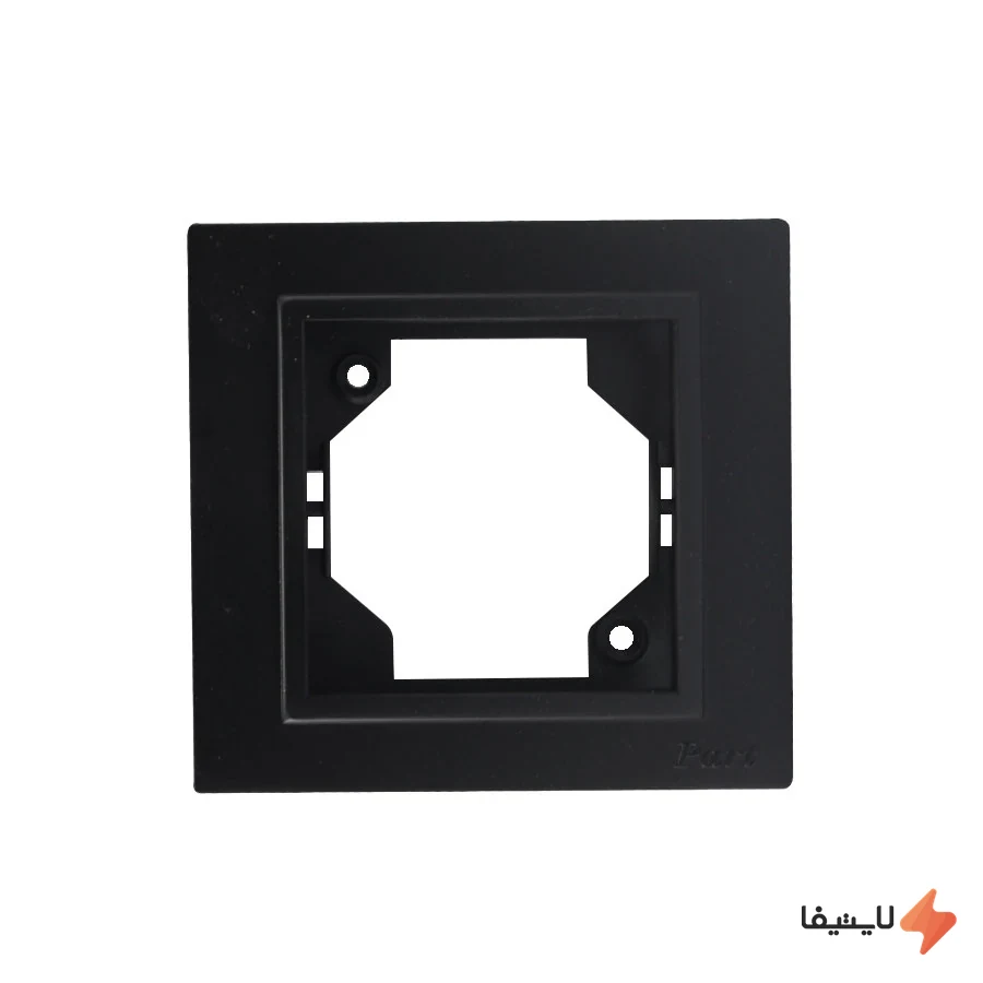 TOL-705858426165593_img0_1792057471_0ce3fe.webp قاب کلید و پریز پارت الکتریک مدل پارت کد 5061 رنگ مشکی (بسته 30 عددی) - Image 1