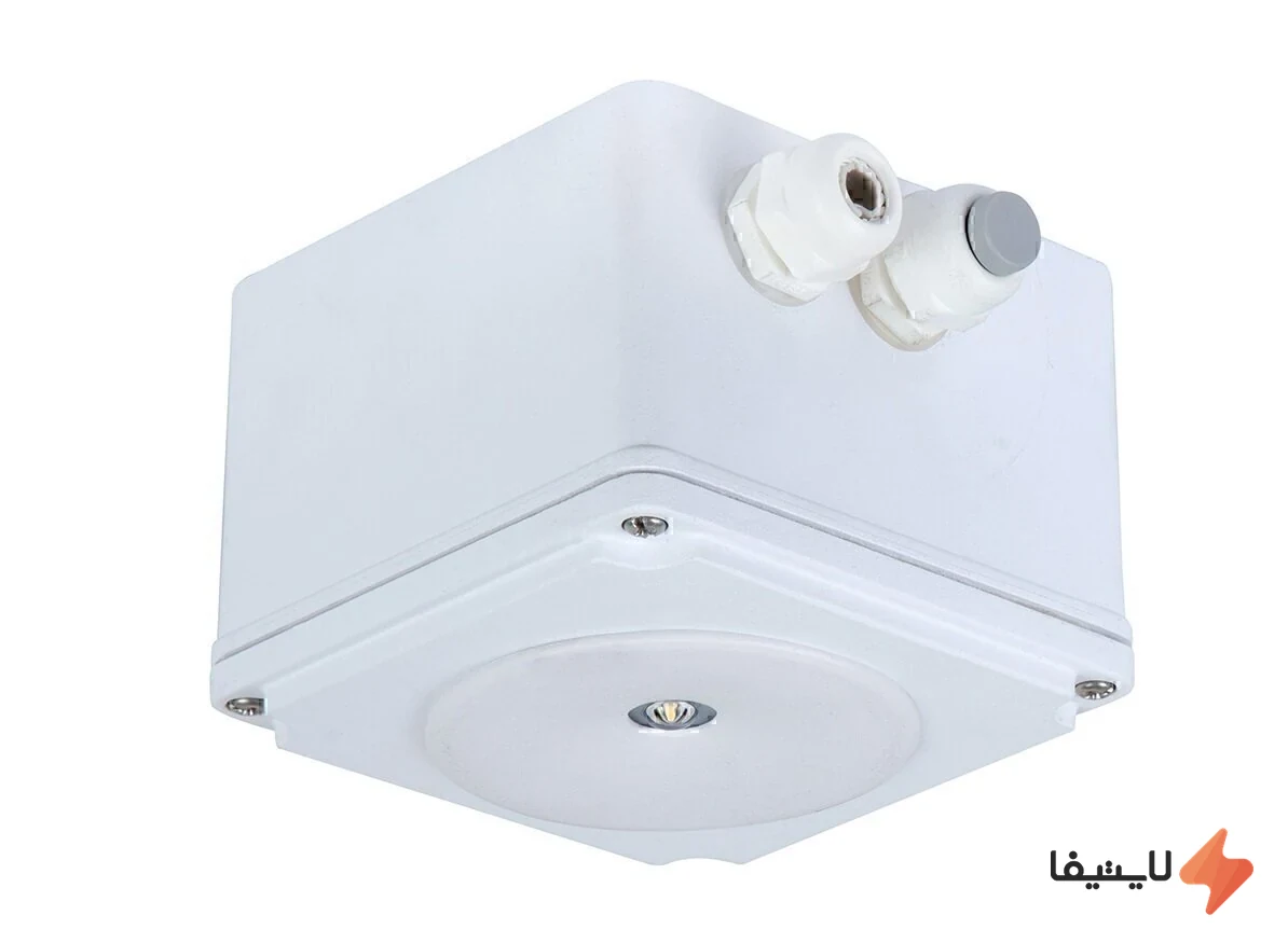 TOL-870854556265287_img0_1793166273_002b46.webp چراغ اضطراری روکار 3 وات مازی نور مدل آرورا M220APLED2840-W مناسب UPS - Image 1